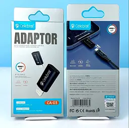 Перехідник Celebrat CA-03 OTG Adapter Lightning to Type-C Connector - мініатюра 3