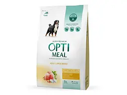 Сухий корм для собак Optimeal для великих порід зі смаком курки 4 кг (4820083905551)