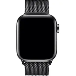 Ремінець DK CDK для Apple Watch 44mm (Series 4 / 5 / 6 / SE1 / SE2) Метал Milanese Loop (05527) (black) - мініатюра 3