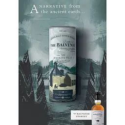 Віскі Balvenie 14 yo Week of Peat Single Malt Scotch Whisky 48.3% 0.7 л - мініатюра 2