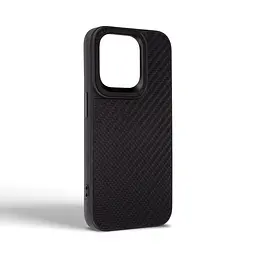 Чехол Harder Carbon Pattern для Apple iPhone 14 Pro Black (ARM76779) - мініатюра 2