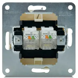 Телефонна розетка Sven SE-60034-C cream (7100016) - мініатюра 3