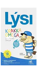 Сімейний набір Омега-3 Lysi : для дітей з вітаміном D3 №60 + комплекс з вітаміном D3 капсули 500 мг №120 + Kids з печінки тріски та тунця з вітамінами A, D, E + DHA240 мл - мініатюра 2