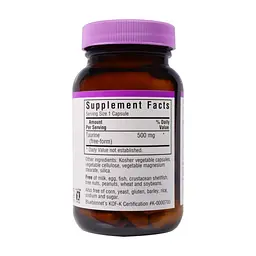 Амінокислота Bluebonnet Nutrition Таурин 500 мг, 50 гелевих капсул (BLB0084) - мініатюра 2