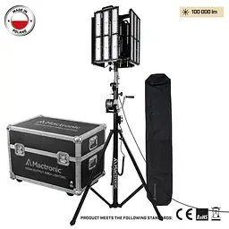 Прожектор професійний Mactronic Halo 100K (100 000 Lm) Full Set (PFL0242 Full Set) - мініатюра 1