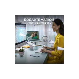 Клавіатура Logitech K950 Bluetooth/Wireless UA Off-White (920-012466) - мініатюра 3