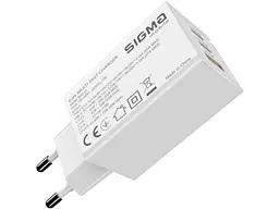 Мережевий зарядний пристрій Sigma mobile X-power 65 W White (PS65-01) - мініатюра 3