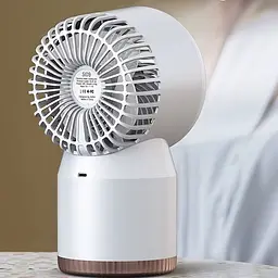 Настільний вентилятор SL09 з водяним охолодженням 3600 mAh White - мініатюра 2