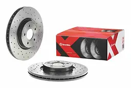Диск гальмівний передній вентильований Volvo V40, C30, C70 II, S40 II 03-25р Brembo (09.A728.1X) - мініатюра 2