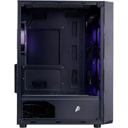 Корпус 1stPlayer FD3-M, Black, без БЖ, Mini Tower, для Micro ATX / Mini ITX, 1xUSB 3.0 / 2xUSB 2.0, макс. CPU - 155 мм / VGA - 290 мм, 4x120 мм ARGB, бічна панель із загартованого скла (FD3-M-BK-4F7) - мініатюра 5