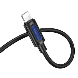 Аудіокабель BOROFONE BL20 True sound silicone digital audio conversion cable iP Чорний - мініатюра 3