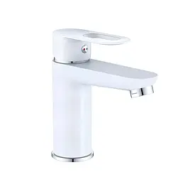Змішувач для раковини Lidz Latwa 001 (k35) LDLAT001WHI45423 White