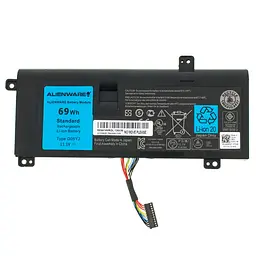 Акумулятор для ноутбука Dell G05YJ (Alienware 14 M14x R3 R4) 11.1V 6400 mAh 69Wh Black