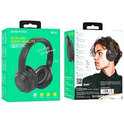 Навушники Borofone Player BT Headphones BO20 10 годин роботи чорні - мініатюра 3