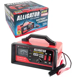 Зарядний пристрій АКБ Alligator 12/24В 150А·год 15А(AC808)