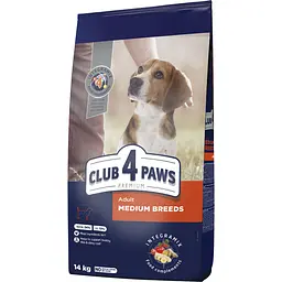 Сухий корм для собак середніх порід Club 4 Paws Premium 14 кг (B4530701)