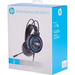 Навушники HP DHE-8001U LED USB Black (DHE-8001U) - мініатюра 6
