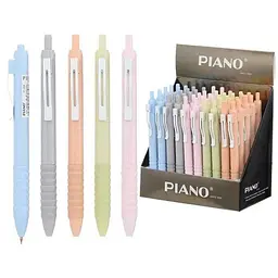Ручка масляна PIANO синій 0,7мм РT-018 в асортименті