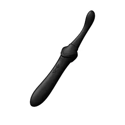 Вібратор Zalo Bess Pin Point Vibrator Вишуканий для клітора з насадками, 22х3.3 см чорний - мініатюра 6