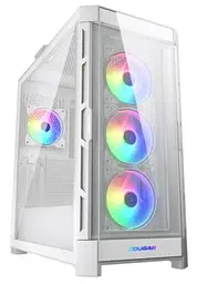 Корпус Cougar Duoface Pro RGB білий, без БП, ATX/Micro ATX/Mini ITX, USB 3.0x2, USB 2.0x1, Type-C Gen 2, RGB підсвічування, 4x120
