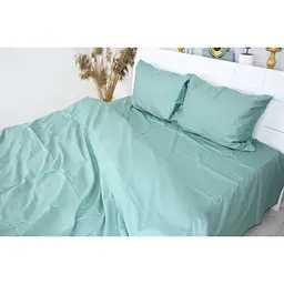 Постільна білизна MirSon Сатин 0844 Green Olive 160х220 (2200002024990) - мініатюра 3
