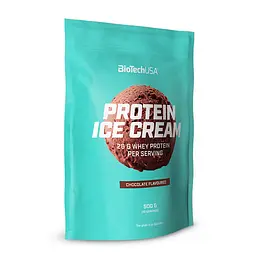 Замінник харчування BioTech Protein Ice Cream, 500 г - Шоколад