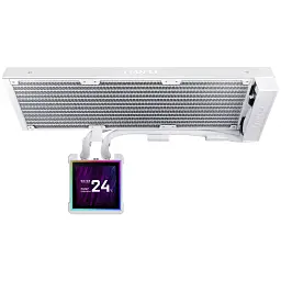 Система рідинного охолодження Lian Li HydroShift II LCD-S 360N FANLESS, White (G89.GHS2LCDS36NW.00) - мініатюра 3