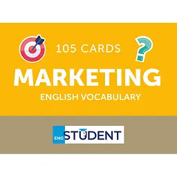 Карточки для изучения English Student Marketing English Vocabulary