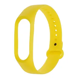 Ремінець силіконовий для Xiaomi Mi Band 3/4, 31 яскраво-жовтий