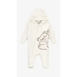 Чоловiчок Ведмежа флісовий для дівчинки Baby Life 22-05 68 см Оливковий