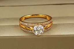 Кільце Xuping Jewelry Грація р 20 золотисте