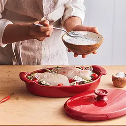 Форма для запікання Emile Henry Ovenware 30.5x17.5x9 см 0.9 л красна (348441) - мініатюра 8