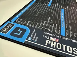 Великий килимок для мишки WorkPlaceShop Поєднання клавіш для Lightroom 1200 x 500 мм - мініатюра 5