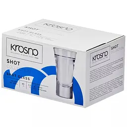 Набір чарок для горілки Krosno Mixology 45 мл 6 шт. (790077) - мініатюра 2