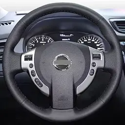 Чохол Обплетення Керма для Nissan Qashqai / X-Trail 2007-2016 Шкіра (Модельна Викрійка)