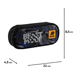 Пенал Kite Beast mode чорний (K25-599-8) - мініатюра 3