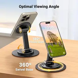 Магнітна підставка UGREEN LP862 для телефону Magsafe для iPhone 15 14 13 Pro Max Xiaomi Samsung Huawei Обертання на 360° (55998) - мініатюра 9