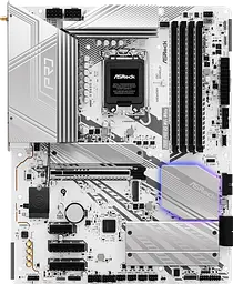 Материнська плата ASRock Z890 Pro RS Wi-Fi White LGA 1851 (Z890 PRO RS WIFI WHITE) - мініатюра 2