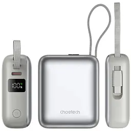 Павербанк Choetech Gray 10 000 mAh / 35 Вт (B832-GY) - мініатюра 4