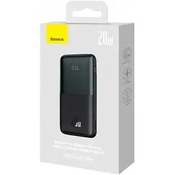 Зовнішній акумулятор Baseus Bipow Pro 10000mAh 20w з дисплеєм (PPBD040201) чорний - мініатюра 10