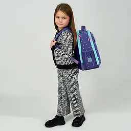 Рюкзак для початкової школи Kite Education каркасний 555 Be Friends Фіолетовий (K26-555S-3) - мініатюра 19