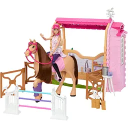 Набір Barbie Чудова стайня для конячки (HXJ44) - мініатюра 3