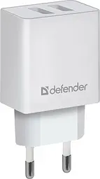 Зарядний пристрій Defender 2xUSB 16W 2.1A UPA-22 білий (83580) - мініатюра 2