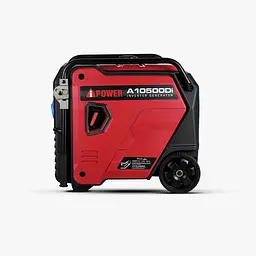 Інверторний Бензиновий Генератор iPower A10500Di (8.5–9.3 кВт) Електростартер, Колеса, Закритий корпус