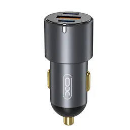 Зарядний пристрій XO CC45 1xUSB QC 3.0 + 2xUSB-C PD (60 Вт) чорний (XO-CC45-BK) - мініатюра 3