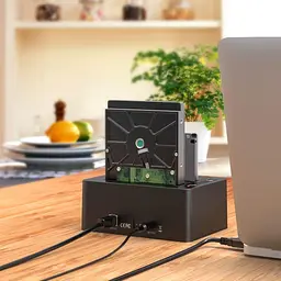 Зовнішня кишеня Maiwo клонов. для 2*HDD 2,5"/3,5" SATA/SSD через USB3.0 (K3082A) - мініатюра 6