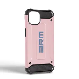 Чехол для Apple iPhone 14, Panzer, розовый, противоударный, бронированный, милитари, панель-накладка, защита всего корпуса, защита дисплея и камеры, термополиуретан (TPU) + поликарбонат (PC), ArmorStandart (ARM71480) - мініатюра 2