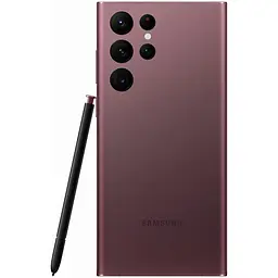 Смартфон Samsung Galaxy S22 Ultra 5G 12/256Gb Burgundy S9080/DS (Asia) [NFC, 2 SIM, no e-SIM] - мініатюра 3