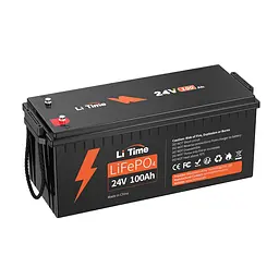 Акумуляторна батарея літій-залізо-фосфатна 25.6В 100А*год LiTime LiFePO4 LT24V100 (44-00507) - мініатюра 2
