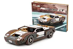Конструктор Puz-26916 "Fast Car GT" дерев'яний, 164 дет., Поліція, розмір моделі 23х6х11 см. PuzzleOk